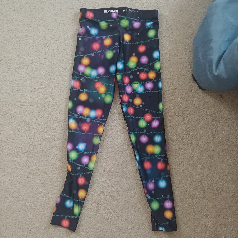 Christmas lights leggings